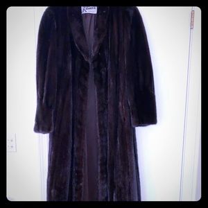 Full length mink coat